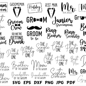 Groom Svg Wedding Svg Wedding Family Svg Marriage Svg Wedding - Etsy ...