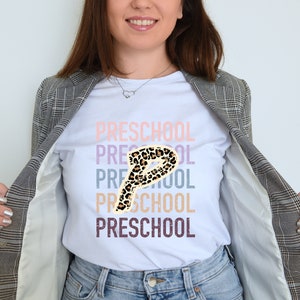 Preschool Sublimation Design PNG Back to School Sublimation First Day of School PNG School Shirt PNG Teacher Sublimation Animal Print Png