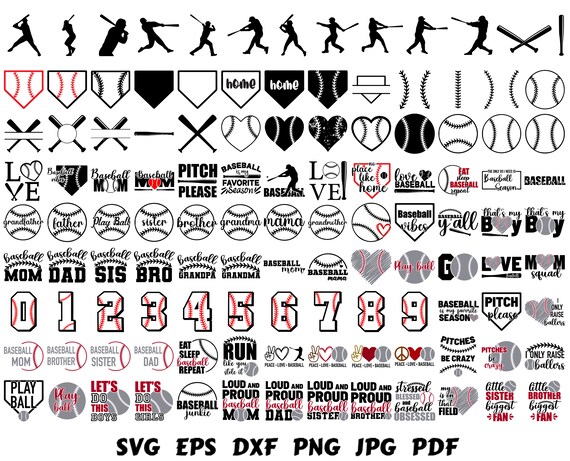 Baseball Silhouette | Baseball SVG | Cut File Cricut | Baseball Ball Svg | Sport SVG | Baseball Player Svg | Baseball Design Commercial Use