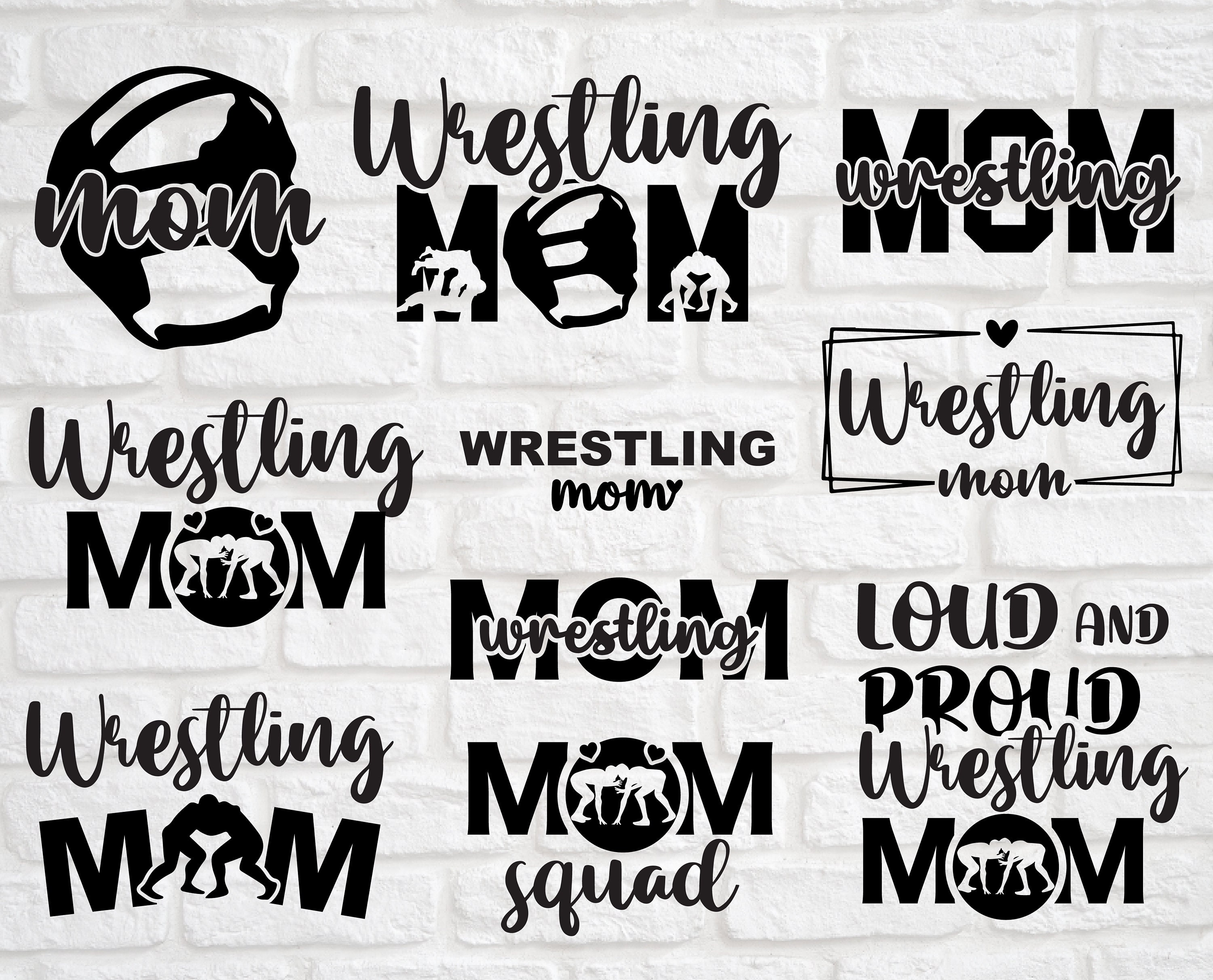 Wrestling Mom Svg Wrestling Mom Cut File Wrestling Quotes photo