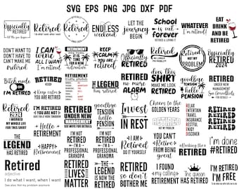 Officially Retired Svg Retirement Svg Legend Svg Retired Shirt Svg Retired Printable Retired Gift Retired Teacher Mom Dad Grandma Grandpa