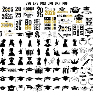 Graduation SVG | Senior SVG | Class of 2025 SVG | Graduation T shirt | Graduation Cricut | Cut Files | Clipart | Silhouette | Sublimation