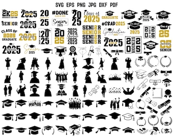 Graduation SVG | Senior SVG | Class of 2025 SVG | Graduation T shirt | Graduation Cricut | Cut Files | Clipart | Silhouette | Sublimation