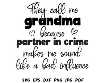 Grandma Svg | Grandma Quote Svg | Grandma Cut File | Grandma Life Svg | Grandma Vector | Grandma Shirt | Grandma Silhouette | Grandma Cricut