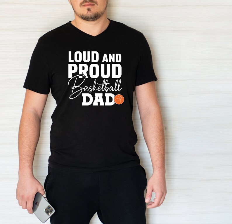 Basketball Dad SVG Basketball SVG Basketball Cut File Basketball Ball SVG Basketball Cricut Basketball Clipart Basketball Printable Shirt image 2