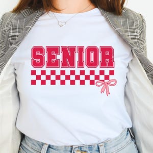 Kokette Senior 2025 SVG | Pink Bow Senioren-Shirt | Abschluss SVG | graduierter Kopf | Klasse von 2025 SVG | Abschlussgeschenk | PNG Datei