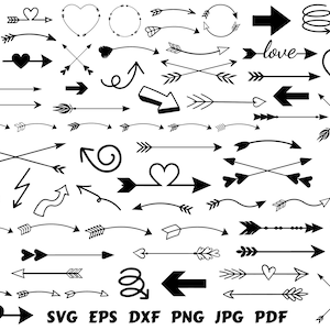 70 Arrow Svg Arrow Svg Bundle Arrow Clipart Arrow Cut File Arrow Silhouette Arrow Png Arrow Dxf Tribal Arrow Svg Arrow Vector