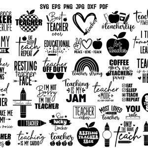 Teacher SVG | Teacher Quote SVG | School SVG | Teacher T shirt | Teacher Appreciation Svg | Back to School Svg | Funny Teacher Printable Png