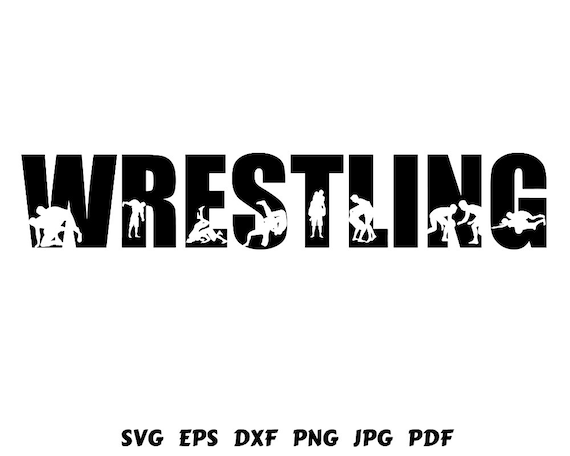 Download Wrestling Svg Wrestling Cut File Wrestling Silhouette Etsy