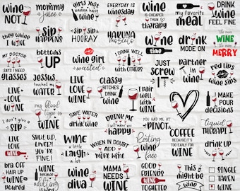 Wine Svg Drinking Svg Bundle Wine Quotes Svg Wine Cut File Wine Sayings Svg Alcohol Svg Funny Svg Mom Svg Wine Vector Wine Cricut Printable