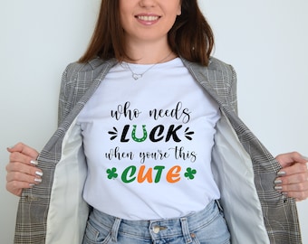 St Patrick's Day Svg St Patrick's Day Cut File Lucky Svg Irish Svg Shamrock Svg Cute Svg St Patrick Kids SVG St Patrick Shirt Cricut Clipart