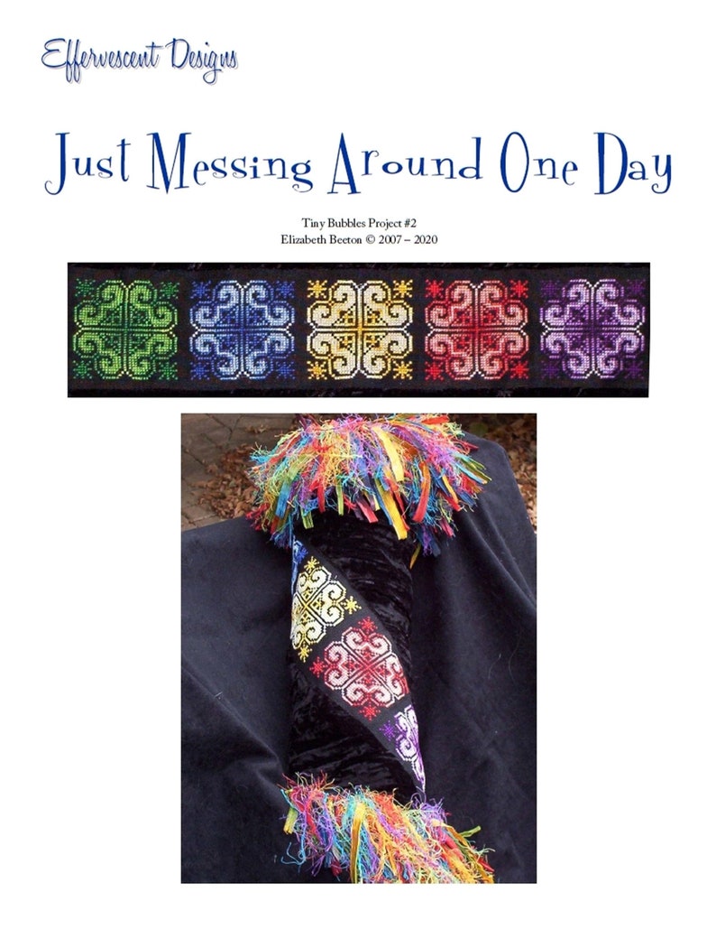 Just Messing Around One Day cross stitch pattern PDF instant download image 3