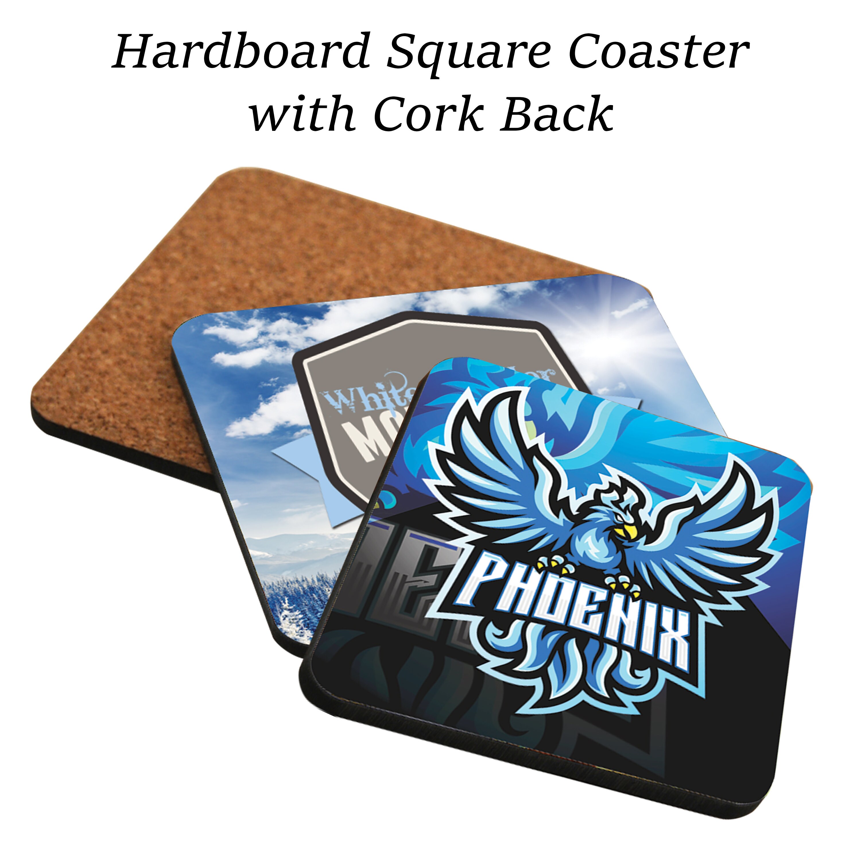 Customizable Unique Personalized Hardboard Coasters | Custom Hardboard ...