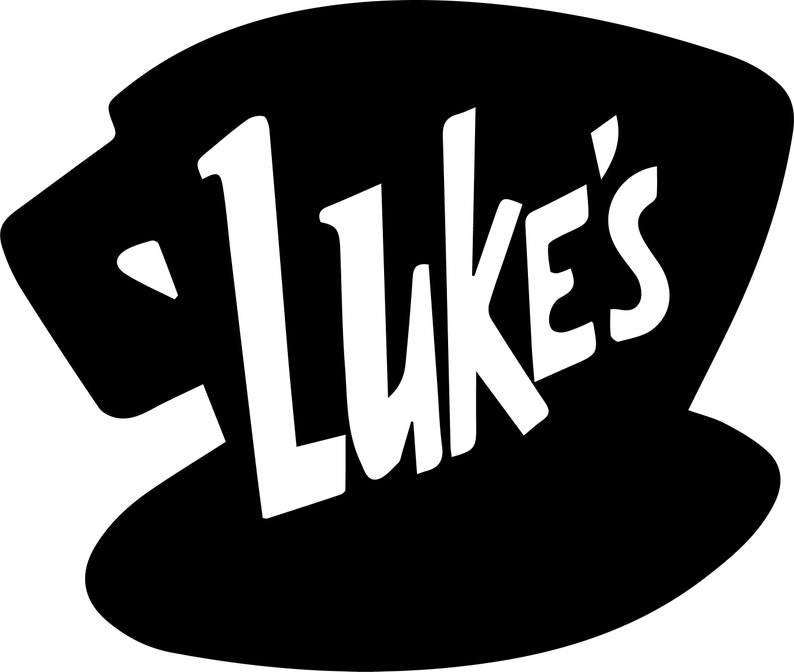Download Luke's Diner Gilmore Girls SVG File | Etsy