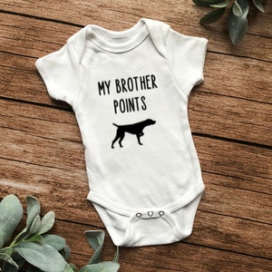 My Brother / Sister Points Baby Bodysuit