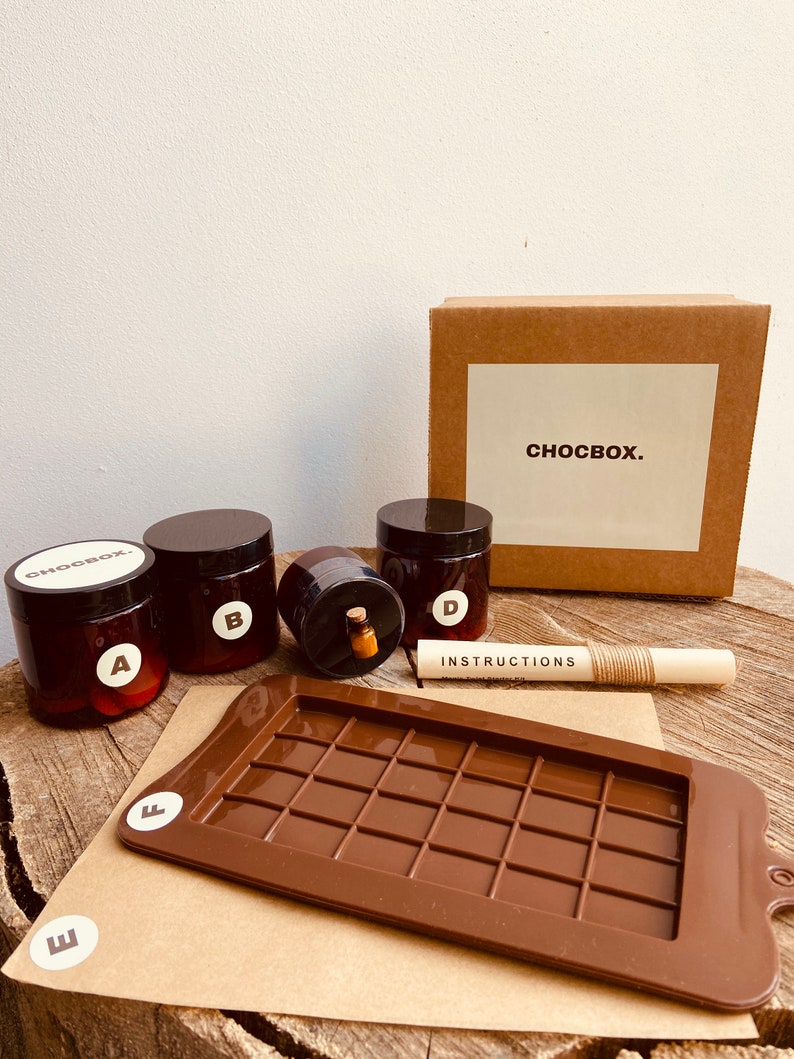 DIY All Natural Dark Chocolate Making Kit chocboxla Etsy