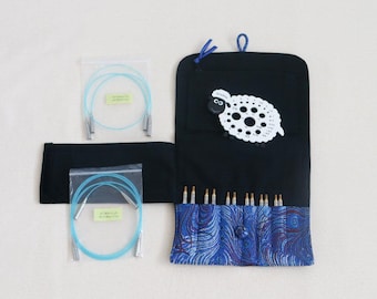 Juego de agujas de tejer intercambiables estándar afiladas HiyaHiya