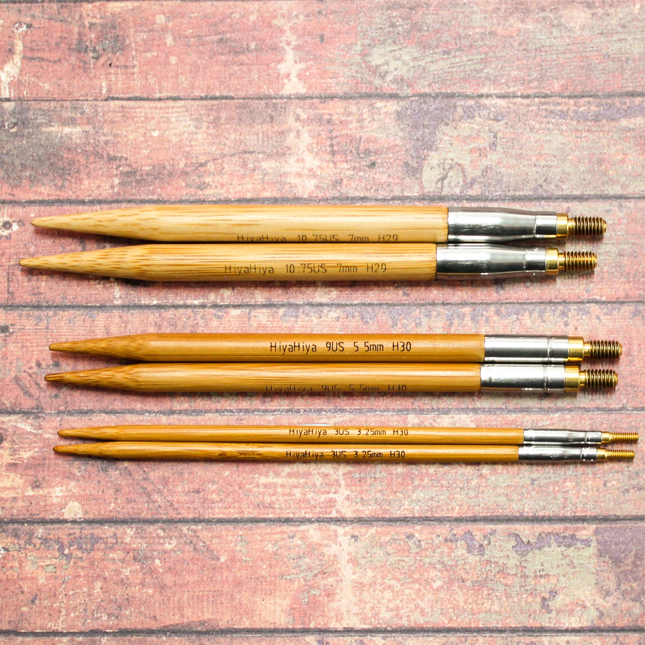 HiyaHiya Interchangeable Knitting Needle Set - multiple options bamboo  steel