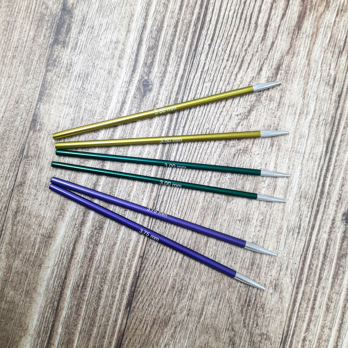 KnitPro Zing 4 Interchangeable Needles Etsy