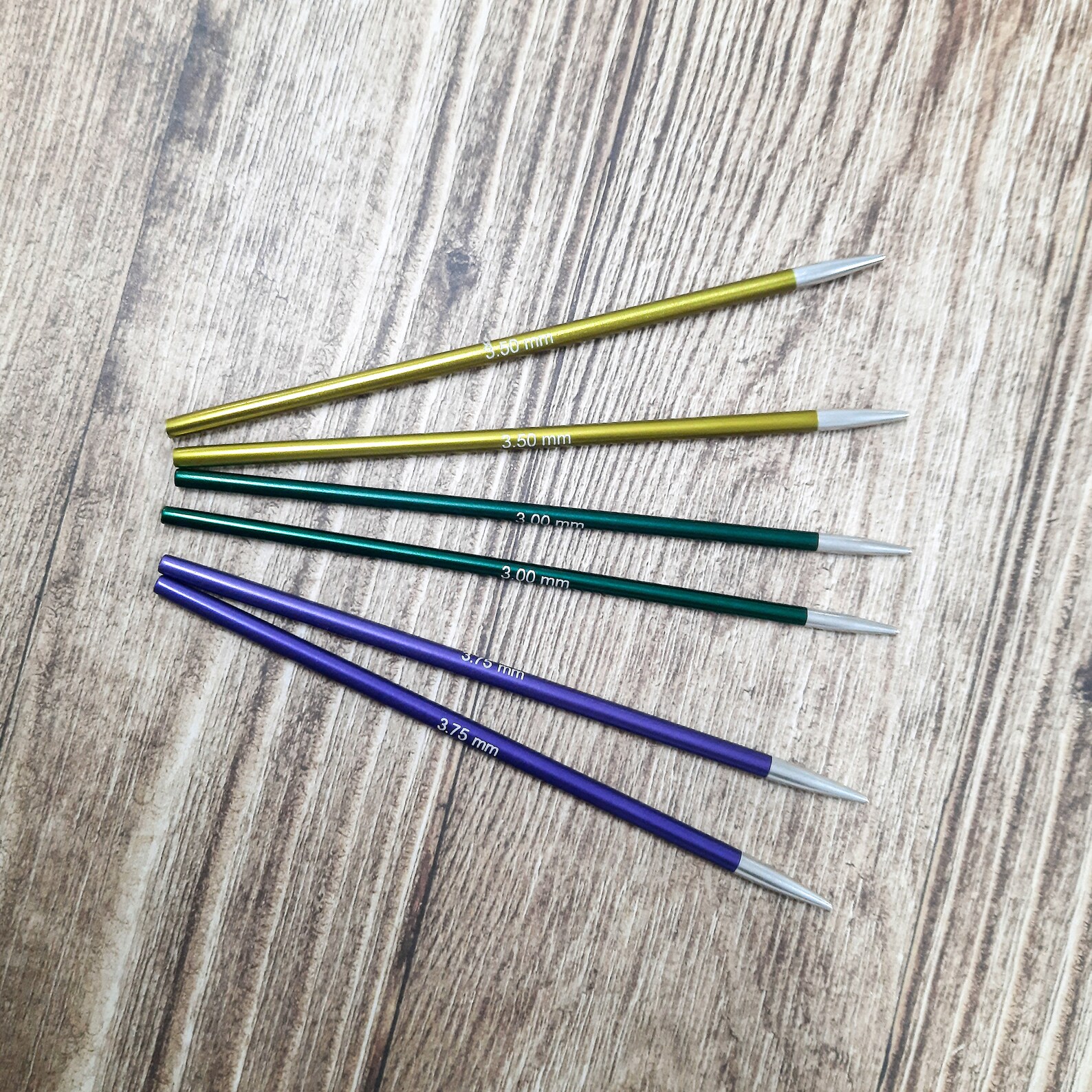 KnitPro Zing 4 Interchangeable Needles Etsy