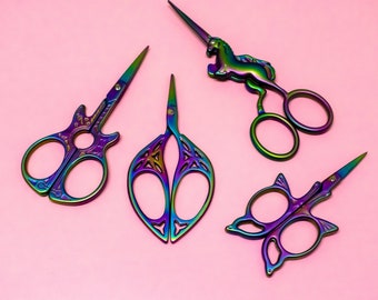 HiyaHiya Rainbow Craft Embroidery Scissors