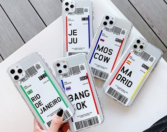 Customize Atletico Madrid 19-20 Jersey Home Soccer Phone Case iPhone 5 5s SE 6 6 Plus 6s 6s Plus 7 7 Plus 8 8 Plus X XR XS Max