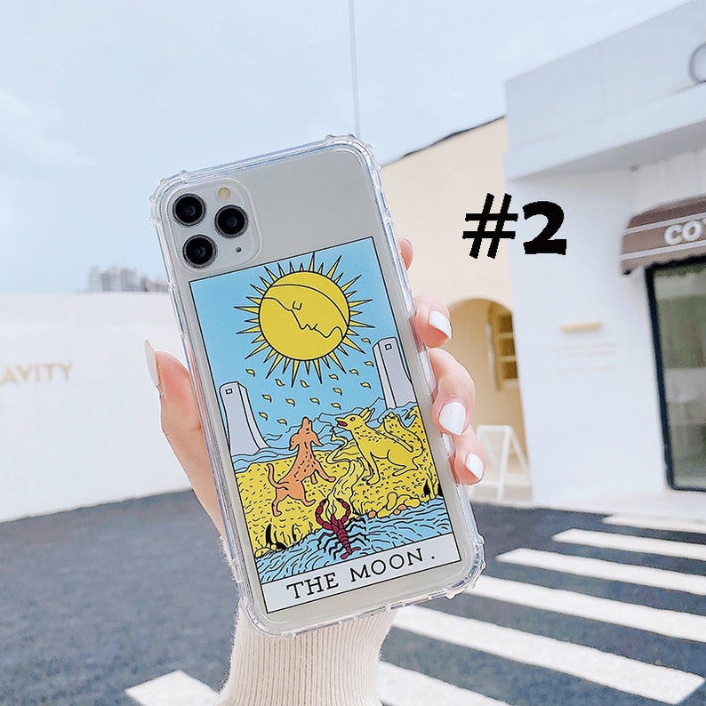 Tarot Card Case iPhone 11 pro max iPhone xr iPhone xs max iPhone 7 plus 8 plus iPhone se2 2020 iPhone 6s iPhone 12 Clear