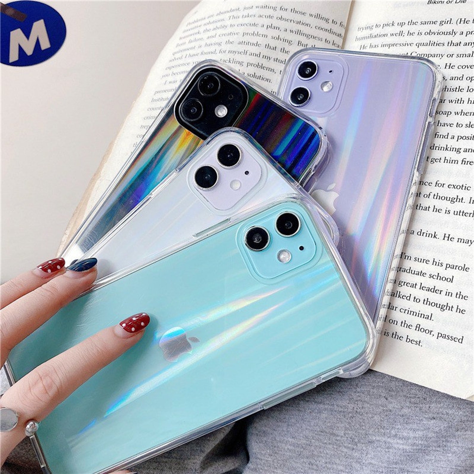Hologram Transparent Case For iPhone 14 iPhone 13 pro max Etsy 日本
