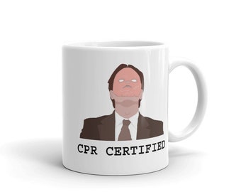 Dwight Schrute CPR Certified Coffee Mug