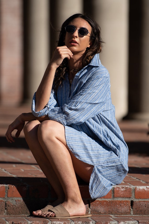 linen tunic dress uk Linen Tunic Dress NERO