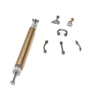 Piercing Bead Holder Tool: Steel Ball Grabber (3mm/60mm)