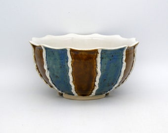 Ceramic bowl, porridge bowl, salad bowl, handmade pottery, wheel-thrown pottery, tableware