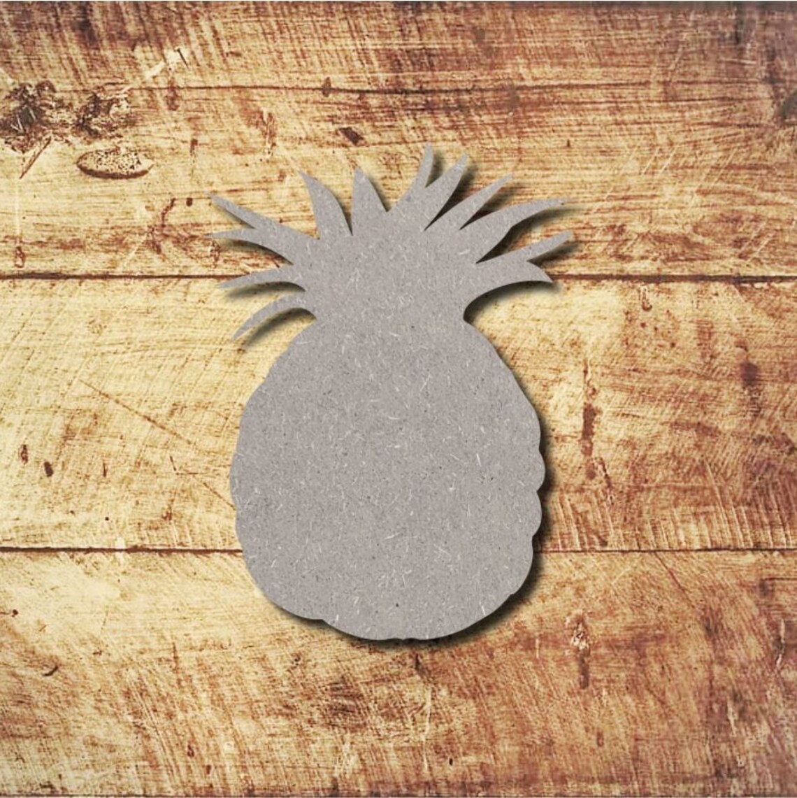 Pineapple Shape Various Sizes Unfinished MDF Wood Cutout Etsy
