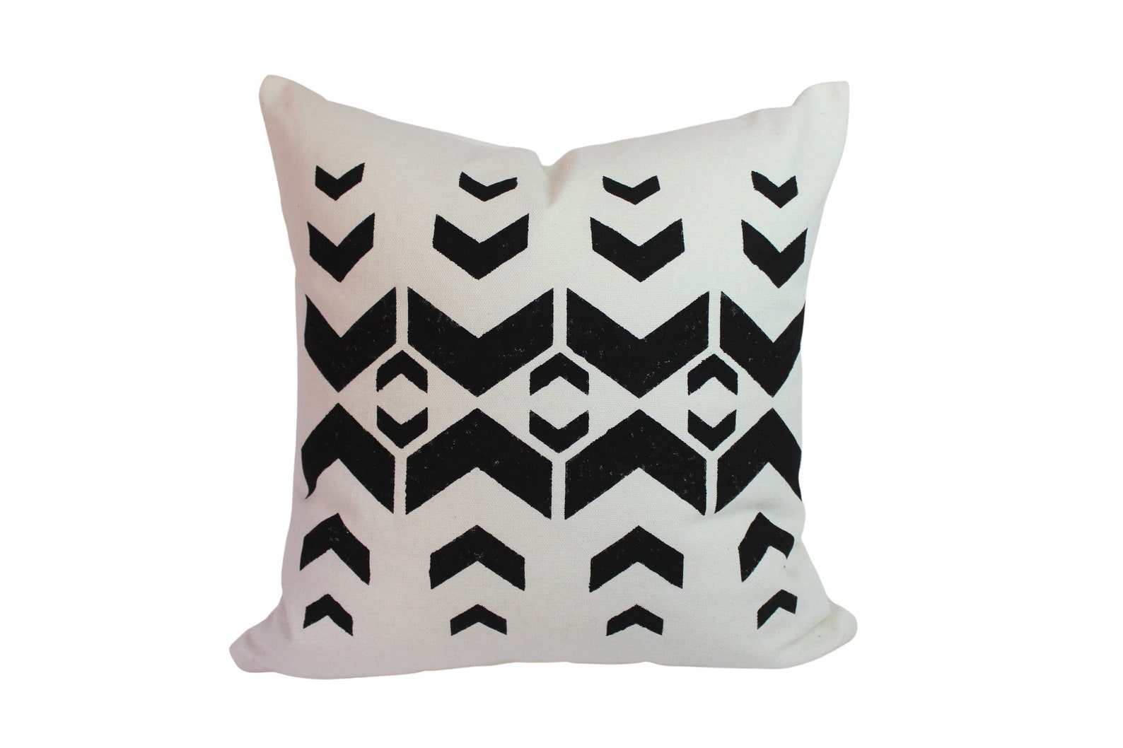 Boho Ethnic Pillow Cover Black and White Throw Pillow Cover Etsy