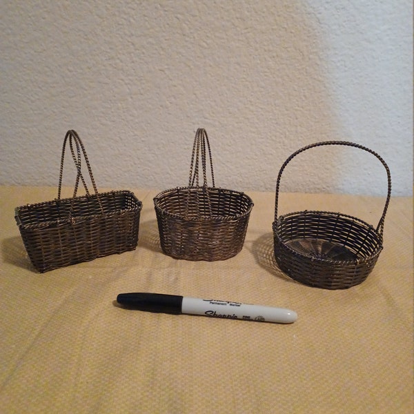 Small Metal Basket Etsy