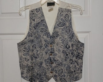 Vintage vest size large anxiety