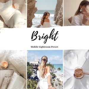 BRIGHT Lightroom Mobile Preset, Instagram Preset, Blogger Preset, Lifestyle Preset, Influencer Preset image 10