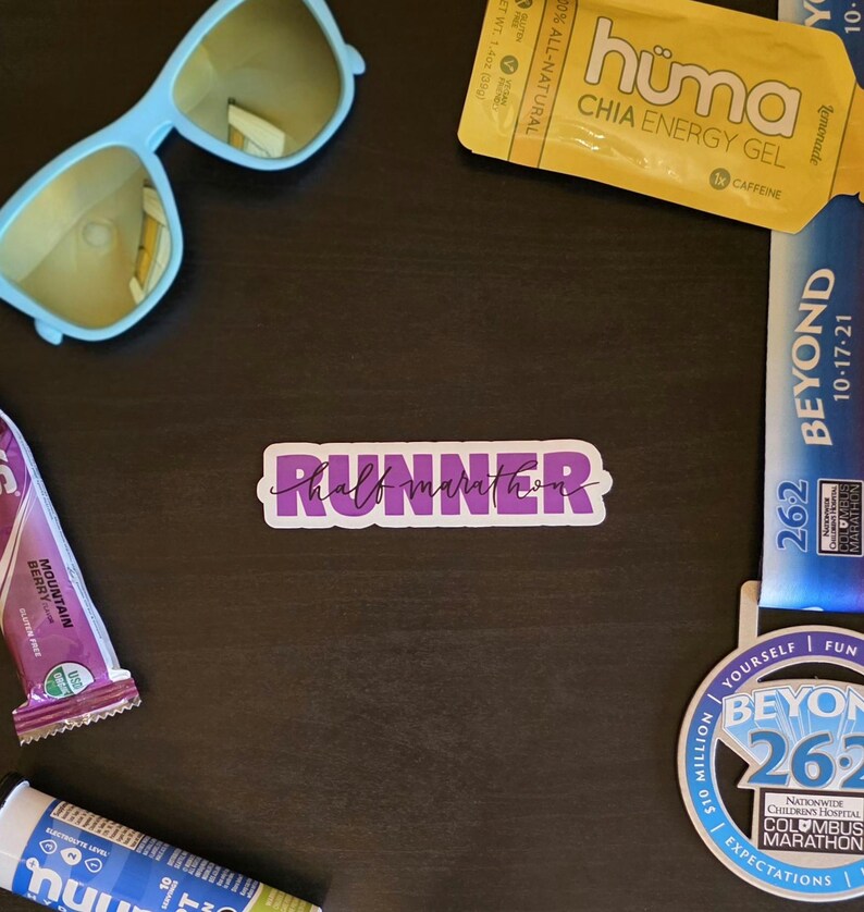 Custom Runner Waterproof Sticker - Etsy