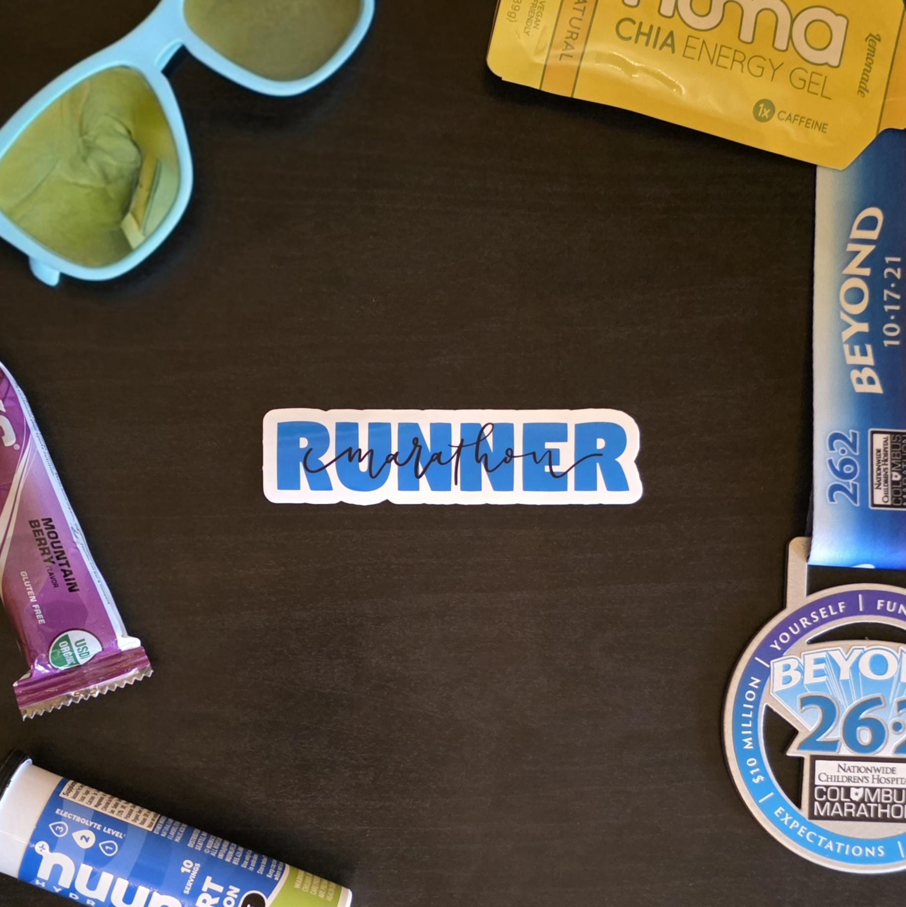 Custom Runner Waterproof Sticker - Etsy