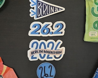 World Major Marathon Bundle Waterproof Stickers //  Runners Marathoners Half Fanatics Marathon Maniacs Abbott World Marathon Marathon Majors