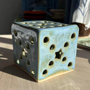 Sea Star Tea-Light Holder, Stoneware Ceramic, Candle Holder