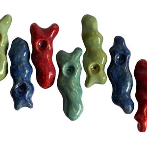 Hand-Built Stoneware Ceramic Pipe