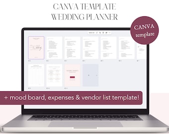 The Ultimate Wedding Planner Canva Template
