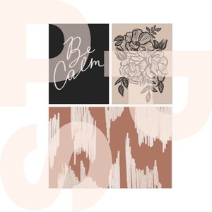 Be Calm | printable card set