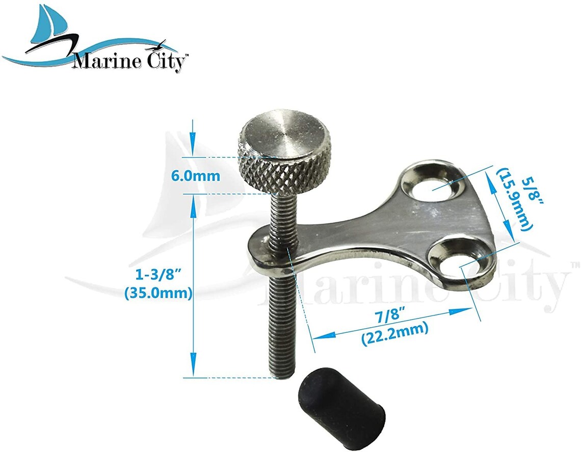 MARINE CITY 304 Stainless Steel AntiRattle Window Stop for Etsy