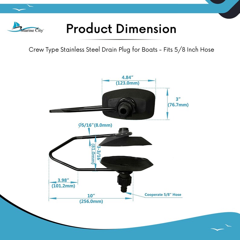 Marine City Boat Motor Flusher Engine Flush Away Sand/salt Outboard