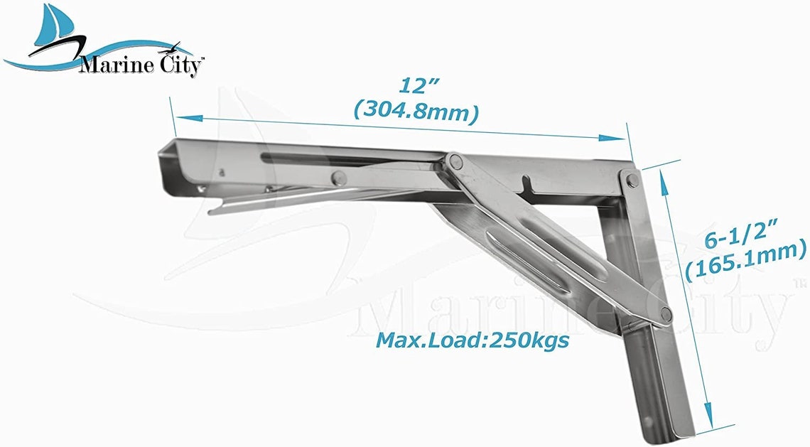 Marine City Boat Stainless Steel Great Table BracketLong Etsy