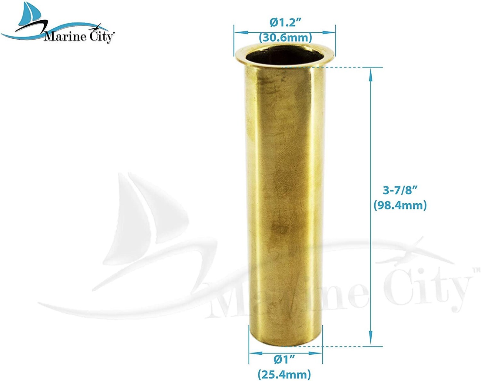 MARINE CITY Brass Drain Tube for Boat 37/8 x 1 Etsy