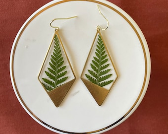Fern earrings