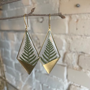 Fern earrings image 2